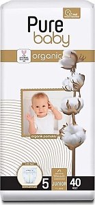 Детская purebaby подгузники (11-20кг) Артикул: 20609